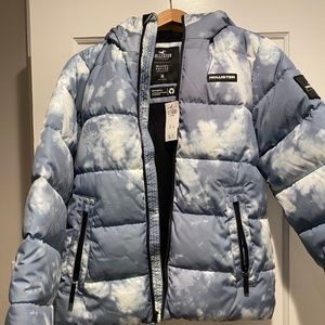 Hollister Size M Men’s Fleece-Lined Puffer Jacket NWT
